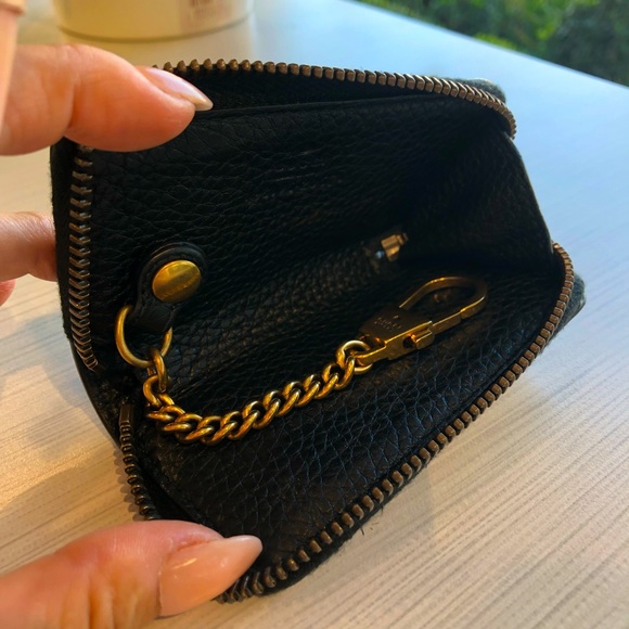 Black Animalier Zip Key Case - Picture 6 of 7